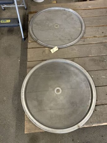 30" Sweco, Replacement Screens, Stainless Steel, w/center hole - Image 1