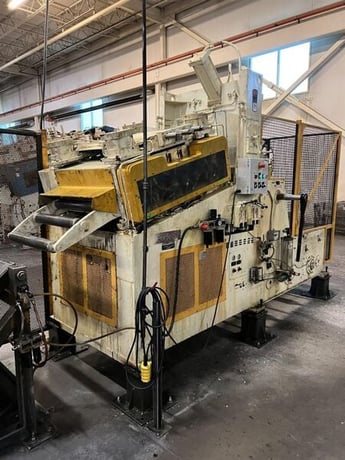 10000 lb. Perfecto, cradle straightener, 18" x .312", 7-roll straightener, coil cradle w/hold down - Image 9