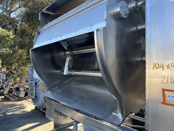 Schaeffer #HS-25, Triple Roller Bar Mixer, 2500 lb., 75 cu.ft., 200 HP - Image 10