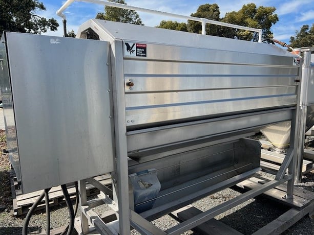 Lyco #7000, Peeler/Washer, 18" diameter x 80" L, 5" brush roller, 10 HP, 208-230/460V, 1750 RPM - Image 2