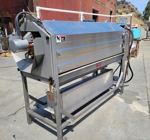 Lyco #7000, Peeler/Washer, 18" diameter x 80" L, 5" brush roller, 10 HP, 208-230/460V, 1750 RPM - Image 6