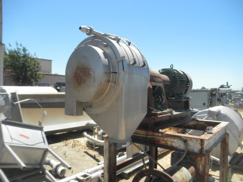 Manzini #TE30, Turbo Finisher, 4" opening, 6" liquid discharge, 5.5" x 3" solids discharge, 40 HP - Image 5