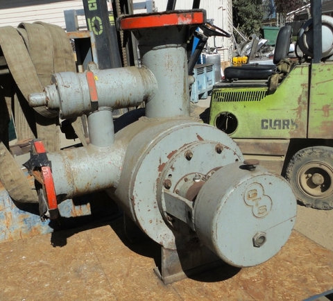 700 GPM @ 400 psig, 6" Screw Pump, GTS #2100 series, 133-025FSEM042 Type, 6" outlet - Image 2