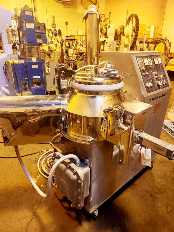 T.k. Fielder #PMA65, Mixer Granulator, 65 Liter, jacketed bowl, bottom blade, (1 available) chopper - Image 3