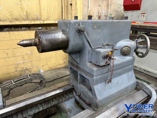 51-1/2" x 84" LeBlond #4025-42NK, heavy duty lathe, 42" swing over cross slide, 36" face plate, 30 HP, 1974 - Image 3