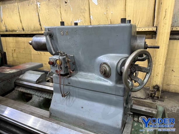 51-1/2" x 84" LeBlond #4025-42NK, heavy duty lathe, 42" swing over cross slide, 36" face plate, 30 HP, 1974 - Image 4