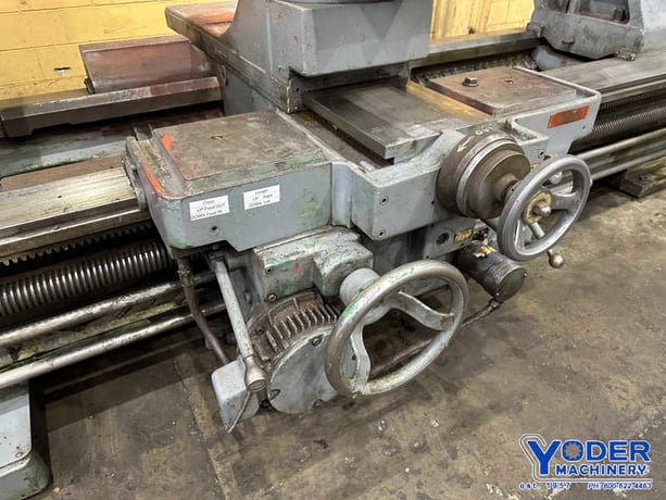 51-1/2" x 84" LeBlond #4025-42NK, heavy duty lathe, 42" swing over cross slide, 36" face plate, 30 HP, 1974 - Image 7