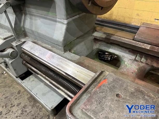 51-1/2" x 84" LeBlond #4025-42NK, heavy duty lathe, 42" swing over cross slide, 36" face plate, 30 HP, 1974 - Image 9