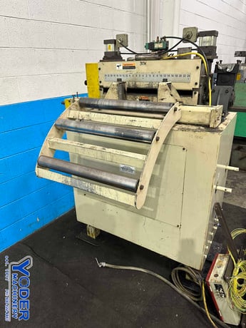 24" x .11" CHS #DRF-3-24, servo feeder, 3" roll diameter, air clamping, roll infeed guides, 2011 - Image 8
