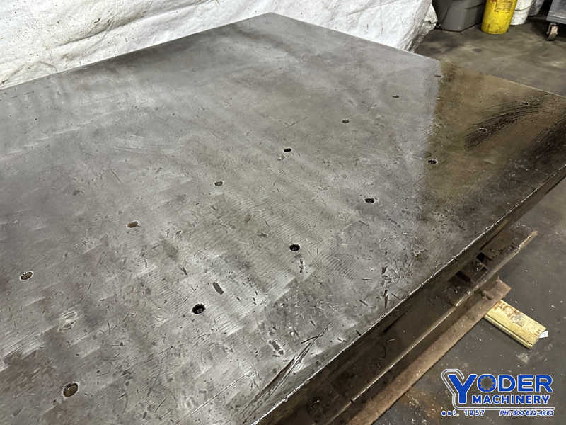 8.6' L x 5.6' width x 2" thickness Steel welding table, 12" H - Image 6