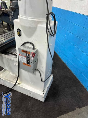 Lagun #FTV-2S, ram type manual vertical mill, 10" x50" table, 2 HP, harden ways, power draw bar - Image 6