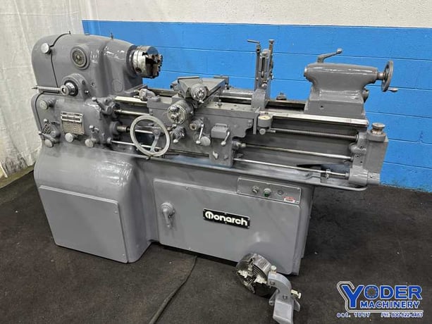 10" x 30" Monarch #EE, engine lathe, 5.5" swing over cross slide, 3 & 4-jaw chuck, coolant, chip pan, thread - Image 3