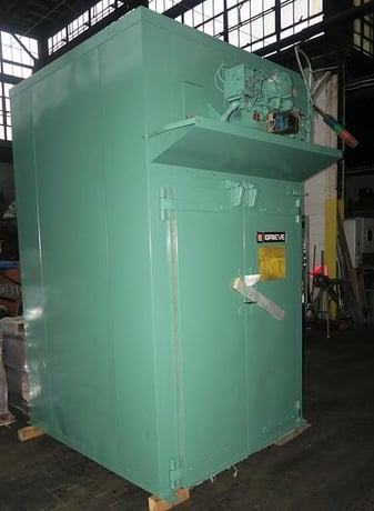 48" width x 72" H x 60" L Grieve, gas fired walk-in oven, 500&deg;F, double doors w/ceramic fiber door gaskets - Image 2