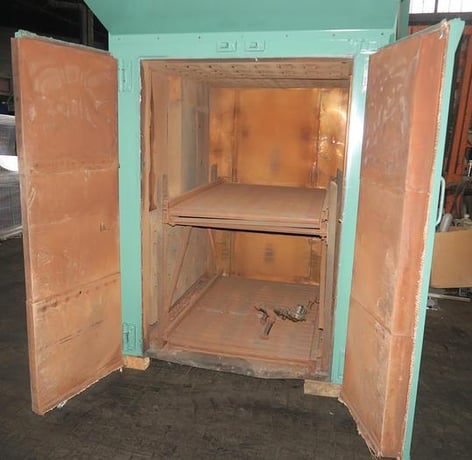 48" width x 72" H x 60" L Grieve, gas fired walk-in oven, 500&deg;F, double doors w/ceramic fiber door gaskets - Image 8