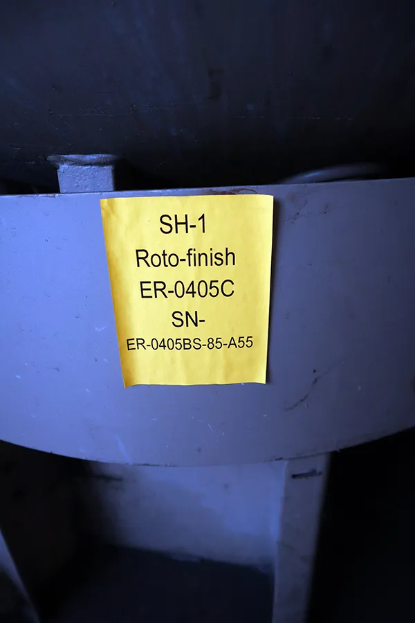 10 cu.ft. Roto-Finish, deburring machine, automatic discharge shute, electric Control - Image 8