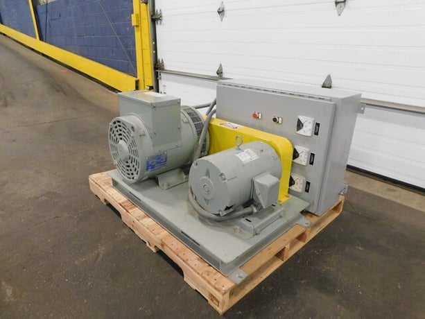 5 KW, 1500 RPM, Horlick 282PDL1503 Magnaplus, synchronous AC generator, 10/7.5 HP, 1 phase - Image 3