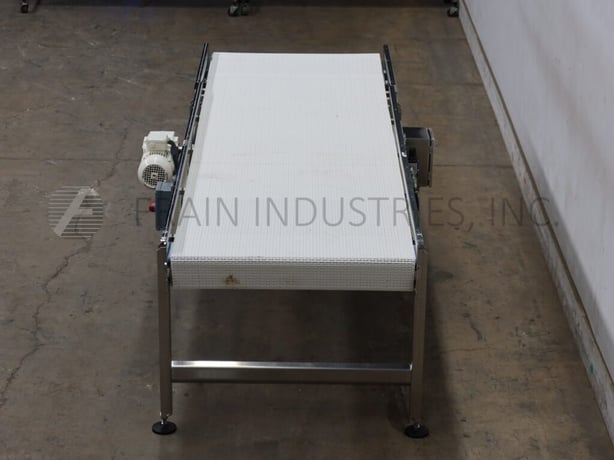 36" wide x 10' long, BMI, retracting nose, Stainless Steel conveyor, 3/4 HP drive - Image 4