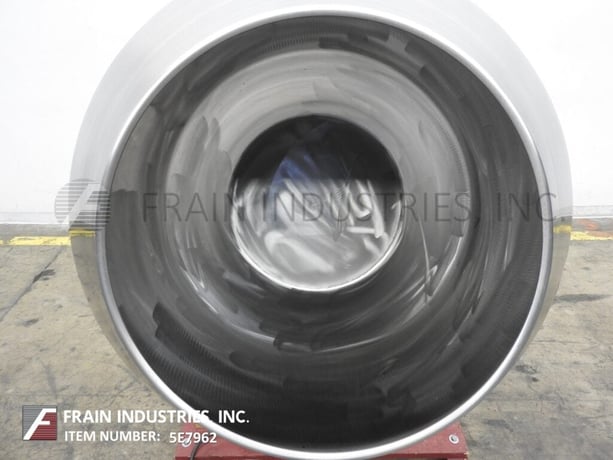 42" Lakso #101, Stainless Steel coating pan, 42" ID, 34" deep, 24" access opening, 1 HP variable speed drive - Image 2