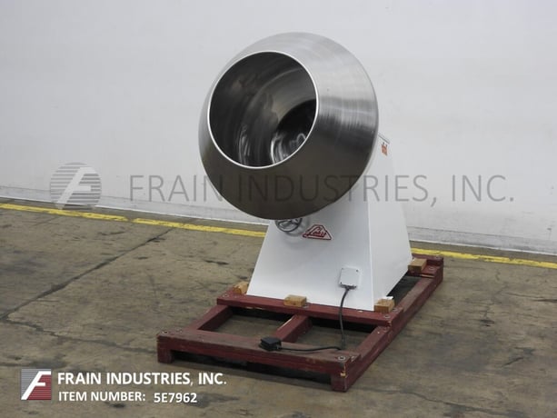 42" Lakso #101, Stainless Steel coating pan, 42" ID, 34" deep, 24" access opening, 1 HP variable speed drive - Image 5