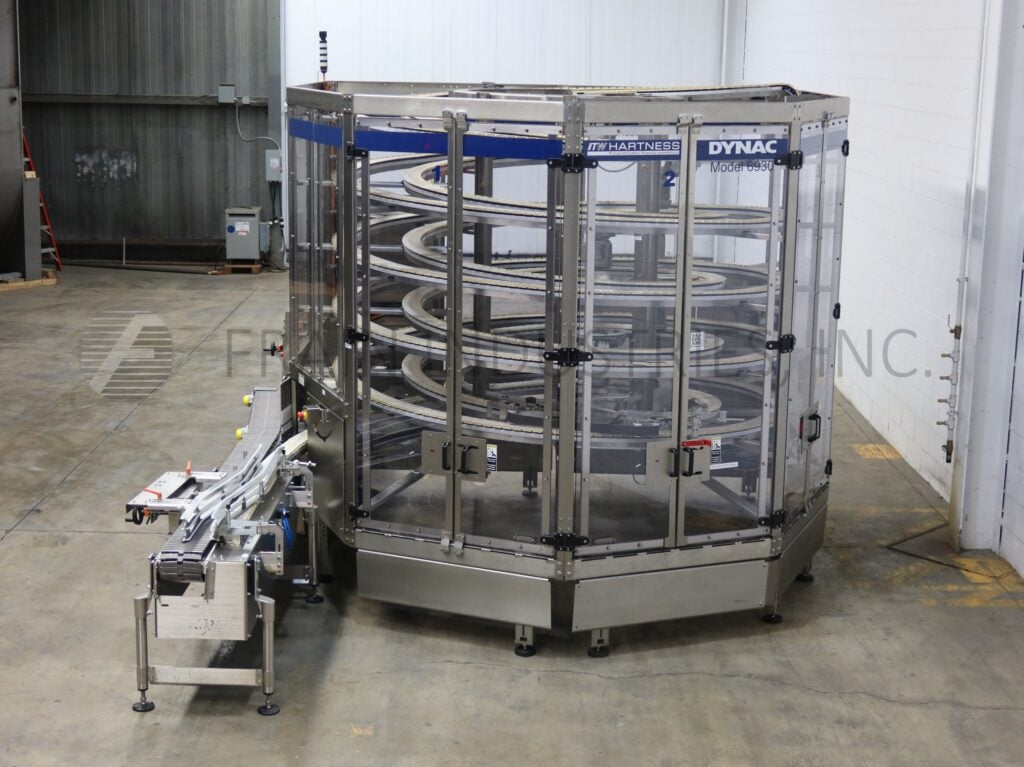 Hartness #6930, dynac pressureless accumul, with 7-1/2" wide table top conveyors - Image 4