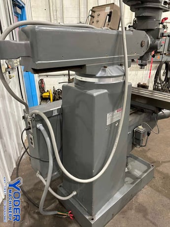 Lagun, ram type vertical mill, 9" x42" table, 2 HP, Mini Wizard 2-Axis digital read out, one shot lube - Image 10
