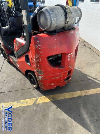 5000 lb. Tusk #500CG-16, LP gas forklift, 188" lift height, 42" fork length, side shift, 2008 - Image 6