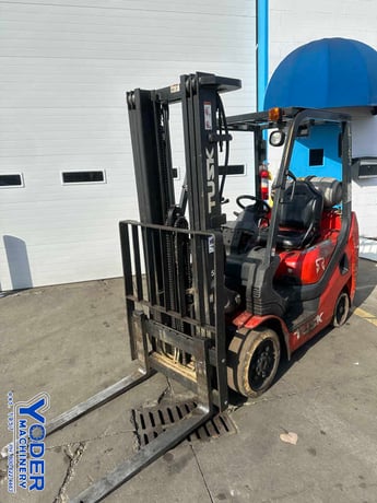 5000 lb. Tusk #500CG-16, LP gas forklift, 188" lift height, 42" fork length, side shift, 2008 - Image 9