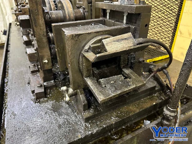 6 Stand, Dahlstrom #550-6-OB rollformer, 2" shaft diameter, 6" roll space, 11" horizontal center, 10 HP - Image 3