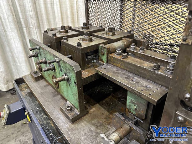 6 Stand, Dahlstrom #550-6-OB rollformer, 2" shaft diameter, 6" roll space, 11" horizontal center, 10 HP - Image 5
