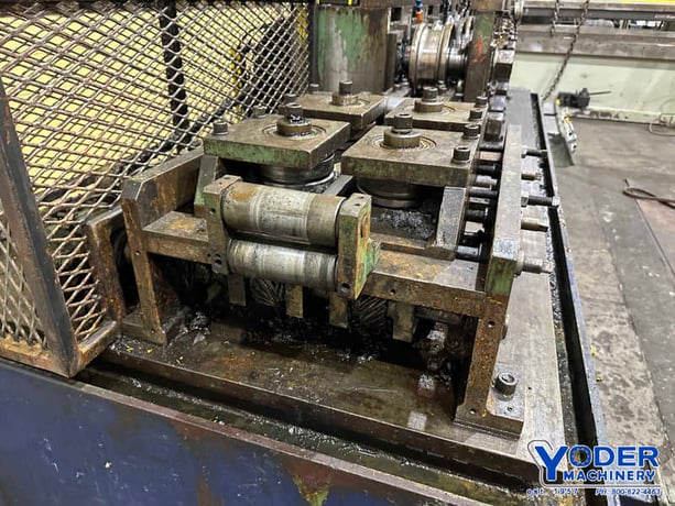 6 Stand, Dahlstrom #550-6-OB rollformer, 2" shaft diameter, 6" roll space, 11" horizontal center, 10 HP - Image 6