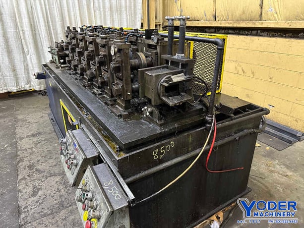 6 Stand, Dahlstrom #550-6-OB rollformer, 2" shaft diameter, 6" roll space, 11" horizontal center, 10 HP - Image 10