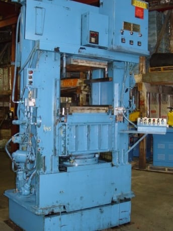 270 Ton, Rochart, 23" x25", up-act, slabside, electric platens, 20" daylight, 22" stroke, self-cont., #945 - Image 1