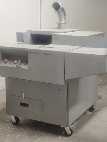 16" Amerishred #AMS-1000, paper shredder, cross cut, 10 HP, 250 sheet max capacity, 230 V. - Image 2