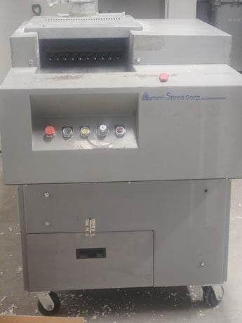 16" Amerishred #AMS-1000, paper shredder, cross cut, 10 HP, 250 sheet max capacity, 230 V. - Image 3