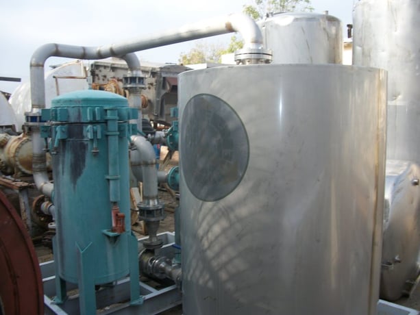 Liquid Filter Station, 9" diameter x 19" L Bag, 340 gallon tank, 4" diameter Inlet/outlet, 15 HP - - Image 5