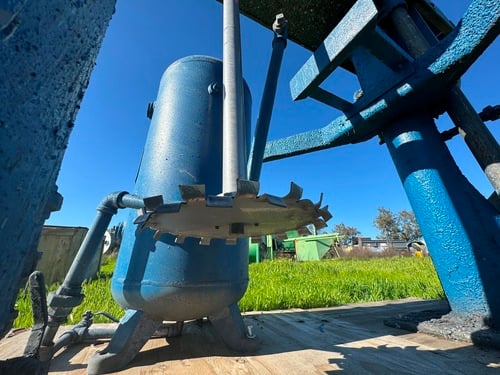 Myers, Dispersion Mixer, 2" diameter Shaft w/12" diameter Dispersion blade, 60" clearance when fully lowered - Image 7