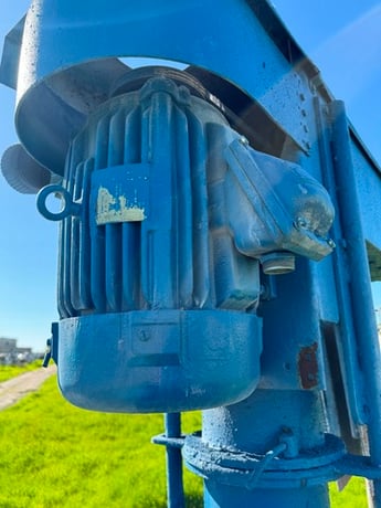 Myers, Dispersion Mixer, 1.5" diameter Shaft, w/7" diameter Dispersion blade, 74" clearance when fully - Image 6