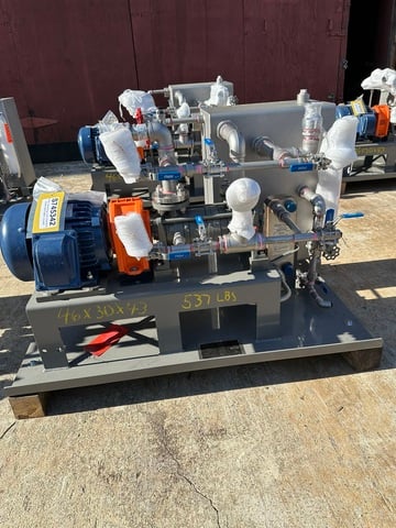 Flowserve #LPHR-25007-AB-AHF-4B-4, Liquid Ring Vacuum Pump, 100 TORR inlet, 14.70 PSIA discharge, 3 HP, 3500 - Image 1