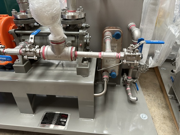 Flowserve #LPHR-25007-AB-AHF-4B-4, Liquid Ring Vacuum Pump, 100 TORR inlet, 14.70 PSIA discharge, 3 HP, 3500 - Image 8