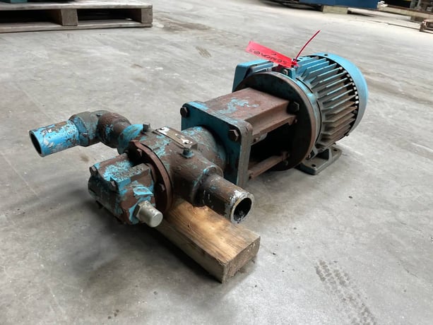 30 GPM @ 250 psi, Viking #HL495M, Internal Gear Pump, 1.5" inlet/outlet, -40 to 350 F temperature, 3 HP - Image 6