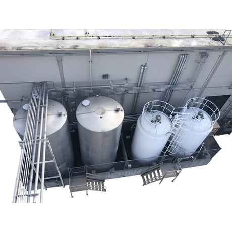 9136 gallon, Stainless Steel High Fructose Syrup Oil Silo, 22.9 min. Circ. capacity, 25 max. Circ. Fuse, 15 - Image 2