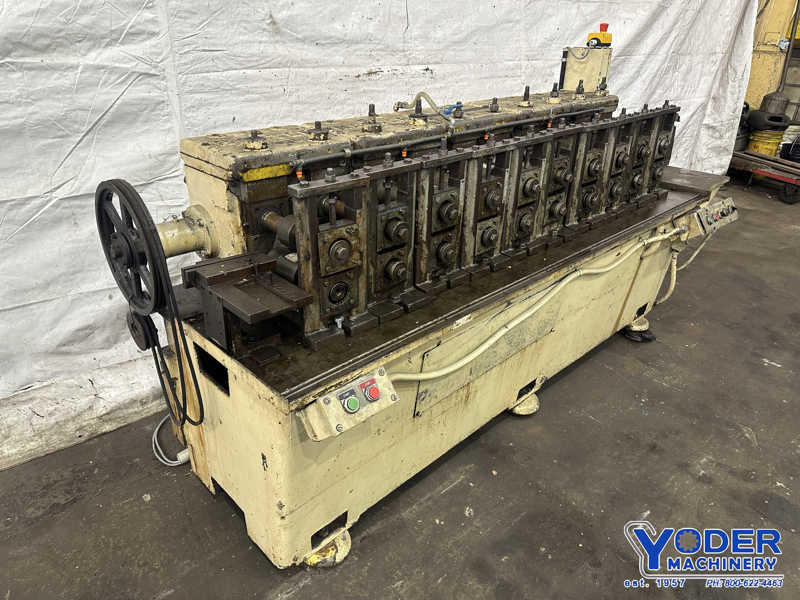 10 Stand, Rafter #W1A, rollformer, 1-7/8" arbor, 10" roll space, forward/reversing, coolant, variable speed - Image 5