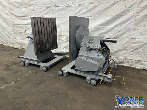 6000 lb. Cullen-Friestedt #HS-60, tailstock welding positioner, 42" x42" T-slotted table, 3 HP - Image 1