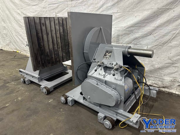 6000 lb. Cullen-Friestedt #HS-60, tailstock welding positioner, 42" x42" T-slotted table, 3 HP - Image 2
