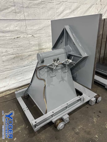 6000 lb. Cullen-Friestedt #HS-60, tailstock welding positioner, 42" x42" T-slotted table, 3 HP - Image 3