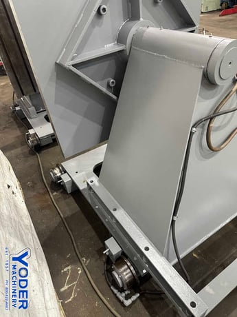 6000 lb. Cullen-Friestedt #HS-60, tailstock welding positioner, 42" x42" T-slotted table, 3 HP - Image 8