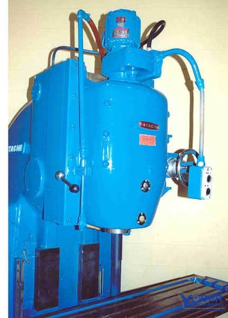 Hitachi #3M, vertical mill, 14" x63" table, 15 HP, coolant, rapid traverse, power draw bar, 1970 - Image 3