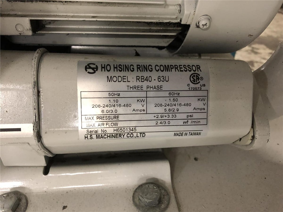 Matsui #JL4-5VC2, vacuum loader, 200-500 LBS/HR, 2007 - Image 7