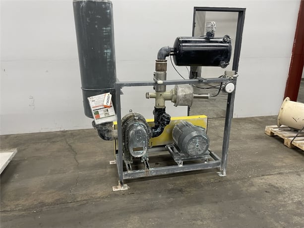 Goulds, vacuum conveyor, 20 HP, 3.5" diameter inlet, 4" outlet - Image 2