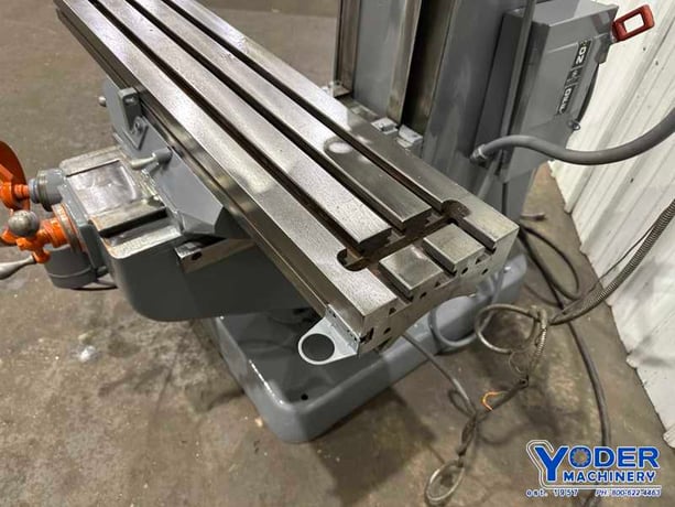 Bridgeport #Series-I, ram type vertical mill, 9" x42" table, 2 HP, 1-Axis Trak digital read out, chrome ways - Image 4